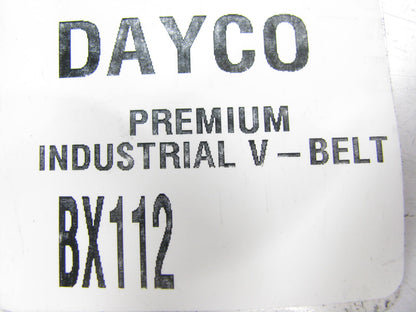 Dayco BX112 Cogged Industrial Accessory Drive Belt, 5/8'' X 115''