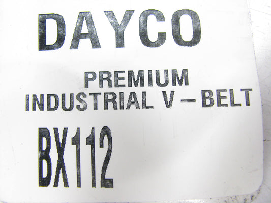 Dayco BX112 Cogged Industrial Accessory Drive Belt, 5/8'' X 115''