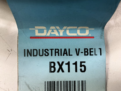 Dayco BX115 Cogged Industrial Accessory Drive Belt - 21/32'' X 118''