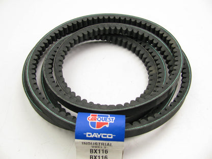 Dayco BX116 Accessory Drive Cogged Industrial V-Belt - 0.66'' X 119''