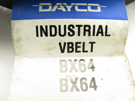 Dayco BX64 Cogged Industrial Accessory Drive Belt, 21/32'' X 67''