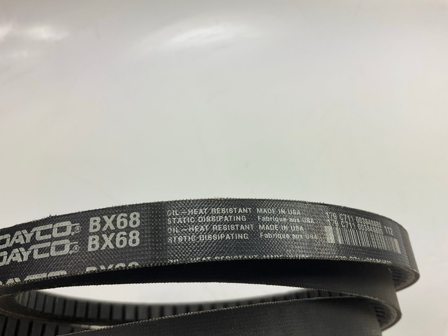 Dayco BX68 Cogged Industrial Accessory Drive Belt - 5/8'' X 71''