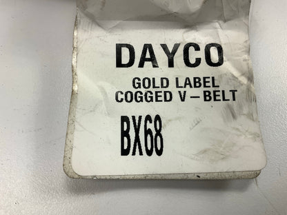 Dayco BX68 Cogged Industrial Accessory Drive Belt - 5/8'' X 71''