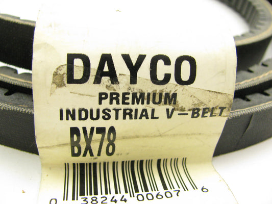 Dayco BX78 Industrial Cogged Accessory Drive V-Belt - 0.67'' X 81''