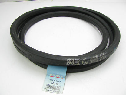 Dayco CC112 Double Angle Industrial Accessory Drive V-Belt - 0.88'' X 116''