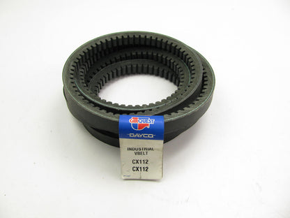 Dayco CX112 Accessory Drive Cogged Industrial V-Belt - 0.88'' X 116''