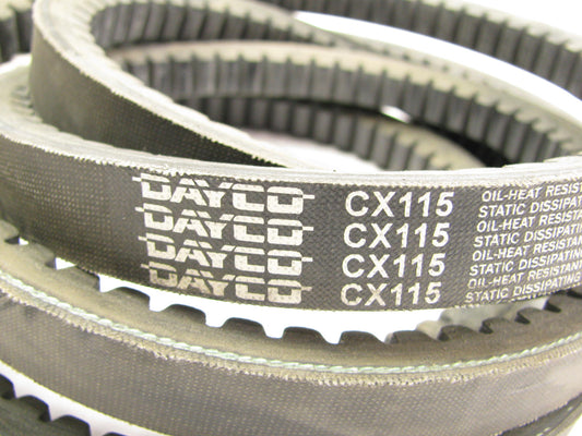 Dayco CX115 Accessory Drive Cogged Industrial V-Belt - 0.88'' X 119''