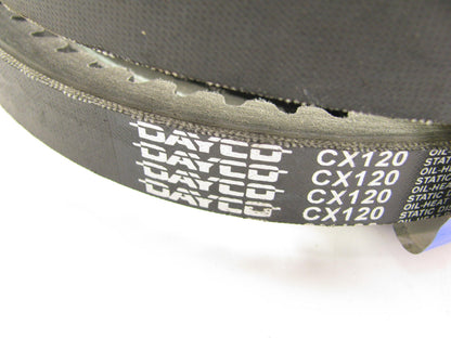Dayco CX120 Accessory Drive Cogged Industrial V-Belt - 0.88'' X 124''