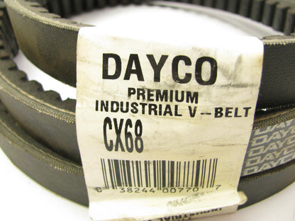 Dayco CX68 Industrial Accessory Drive V-Belt - 0.92'' X 72.15''