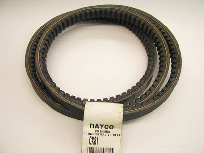 Dayco CX81 Cogged Industrial Accessory Drive Belt - 0.92'' X 85.15''