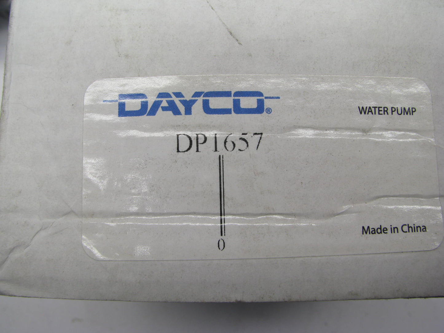 Dayco DP1657 Engine Water Pump For Toyota Forklift 2.0L 5R