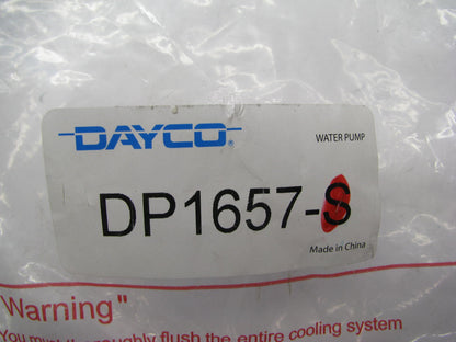 Dayco DP1657S Engine Water Pump For Toyota Forklift 2.0L 5R