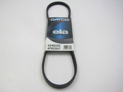 Dayco E040333 Elastic Serpentine A/C Drive Belt for 2007-2010 BMW X5 4.8L AWD