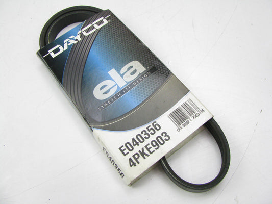Dayco E040356 Elastic Serpentine Belt - 0.56'' X 40.00'' - 4 Ribs