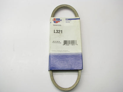 Dayco L321 Power Equipment LAWN MOWER Drive Belt - 3/8'' X 21''