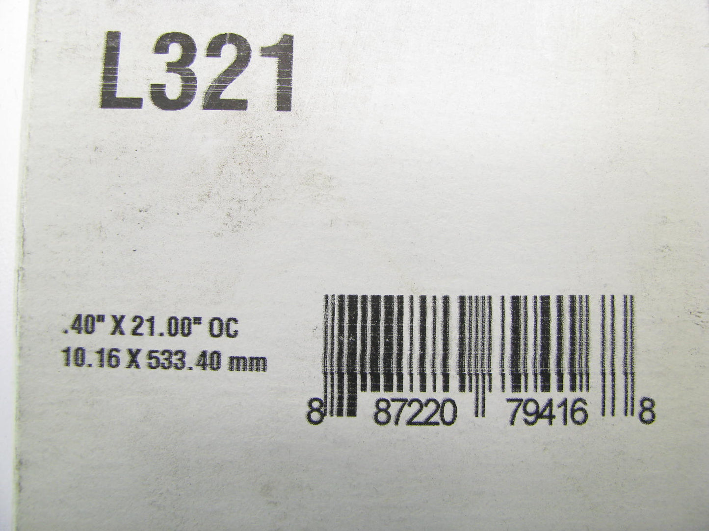 Dayco L321 Power Equipment LAWN MOWER Drive Belt - 3/8'' X 21''