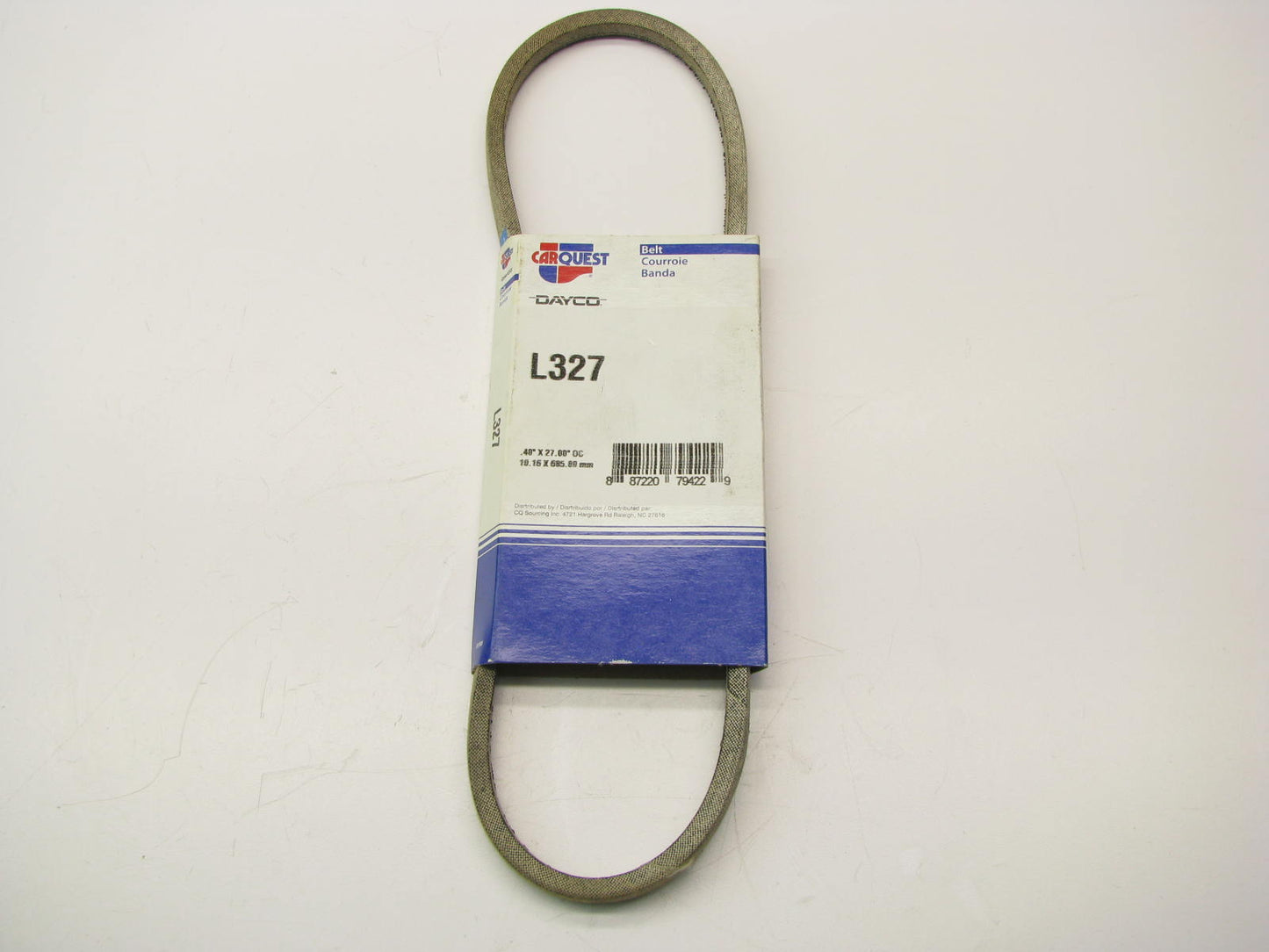 Dayco L327 Power Equipment Accessory Drive Belt - 3/8'' X 27''