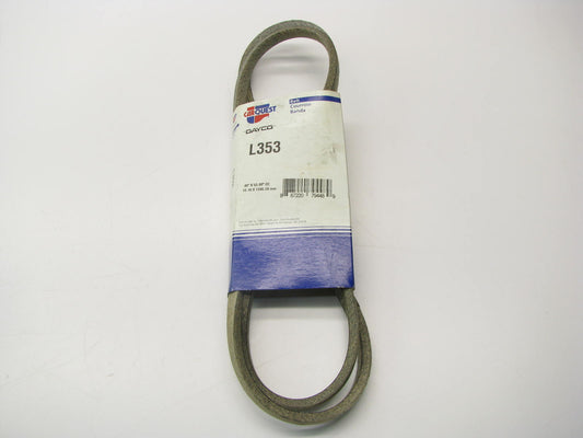 Dayco L353 Power Equipment Accessory Drive Belt - 3/8'' X 53''