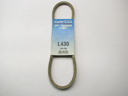 Dayco L430 GPL Industrial Accessory Drive Belt - 1/2'' X 30''