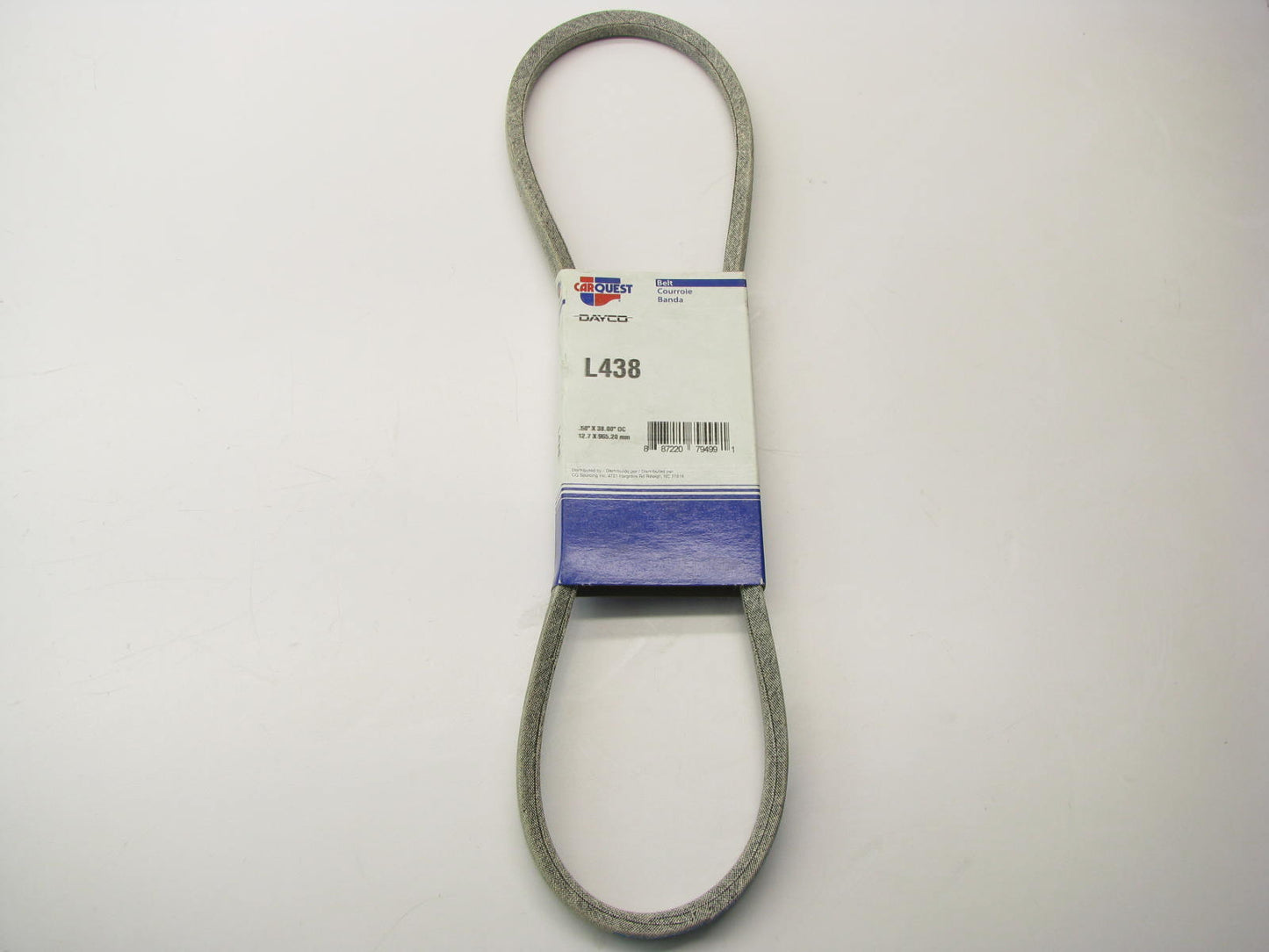 Dayco L438 Power Equipment Accessory Drive Belt - 1/2'' X 38''