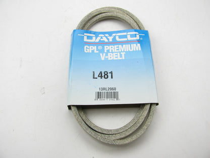 Dayco L481 Power Equipment Accessory Drive Belt - 1/2'' X 81''
