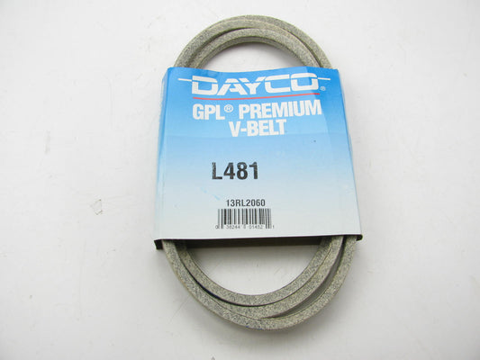 Dayco L481 Power Equipment Accessory Drive Belt - 1/2'' X 81''