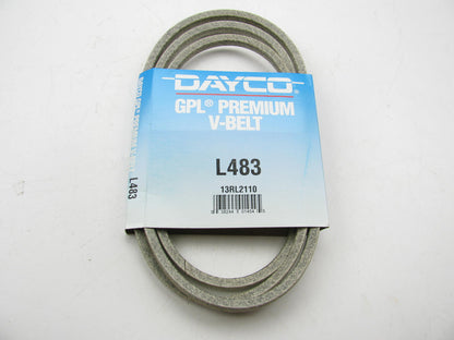 Dayco L483 Power Equipment Accessory Drive Belt - 1/2'' X 83''