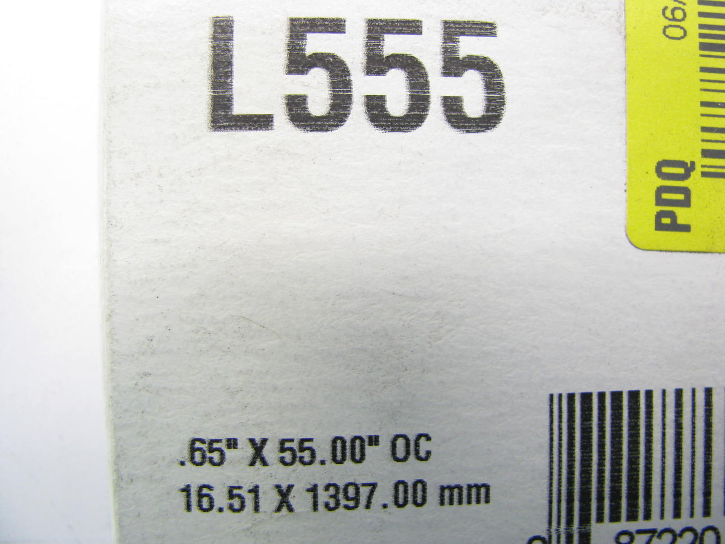 Dayco L555 GPL Industrial Accessory Drive Belt - 5/8'' X 55''