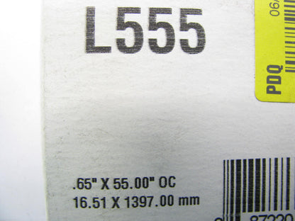 Dayco L555 GPL Industrial Accessory Drive Belt - 5/8'' X 55''