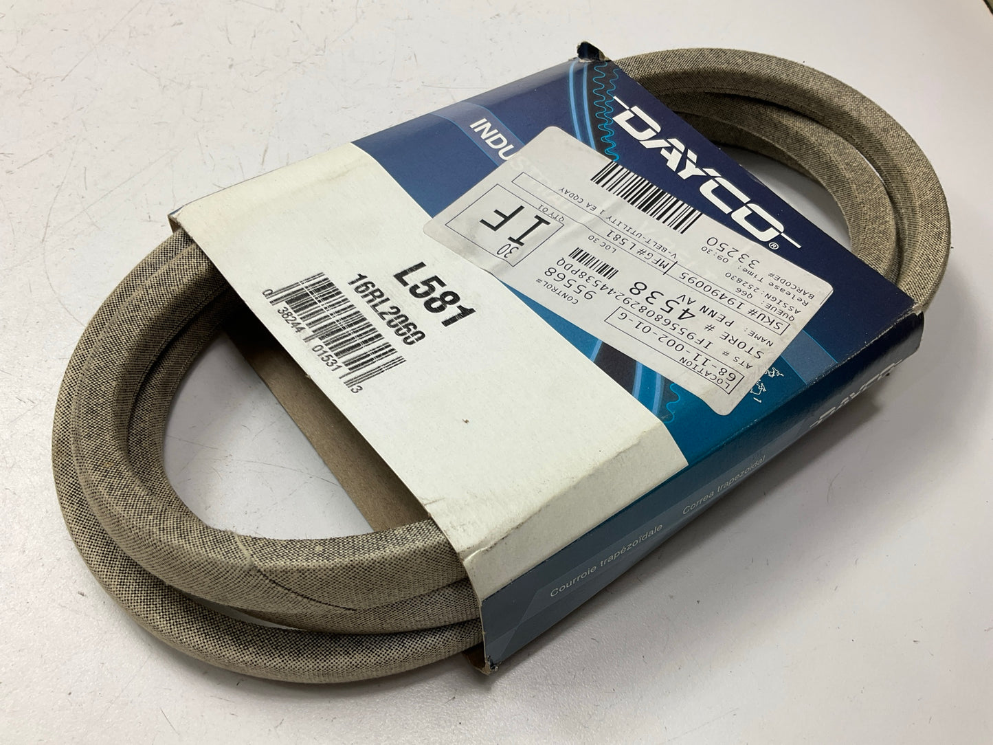 Dayco L581 Lawn & Garden Power Equipment Accessory Drive Belt, 5/8'' X 81''
