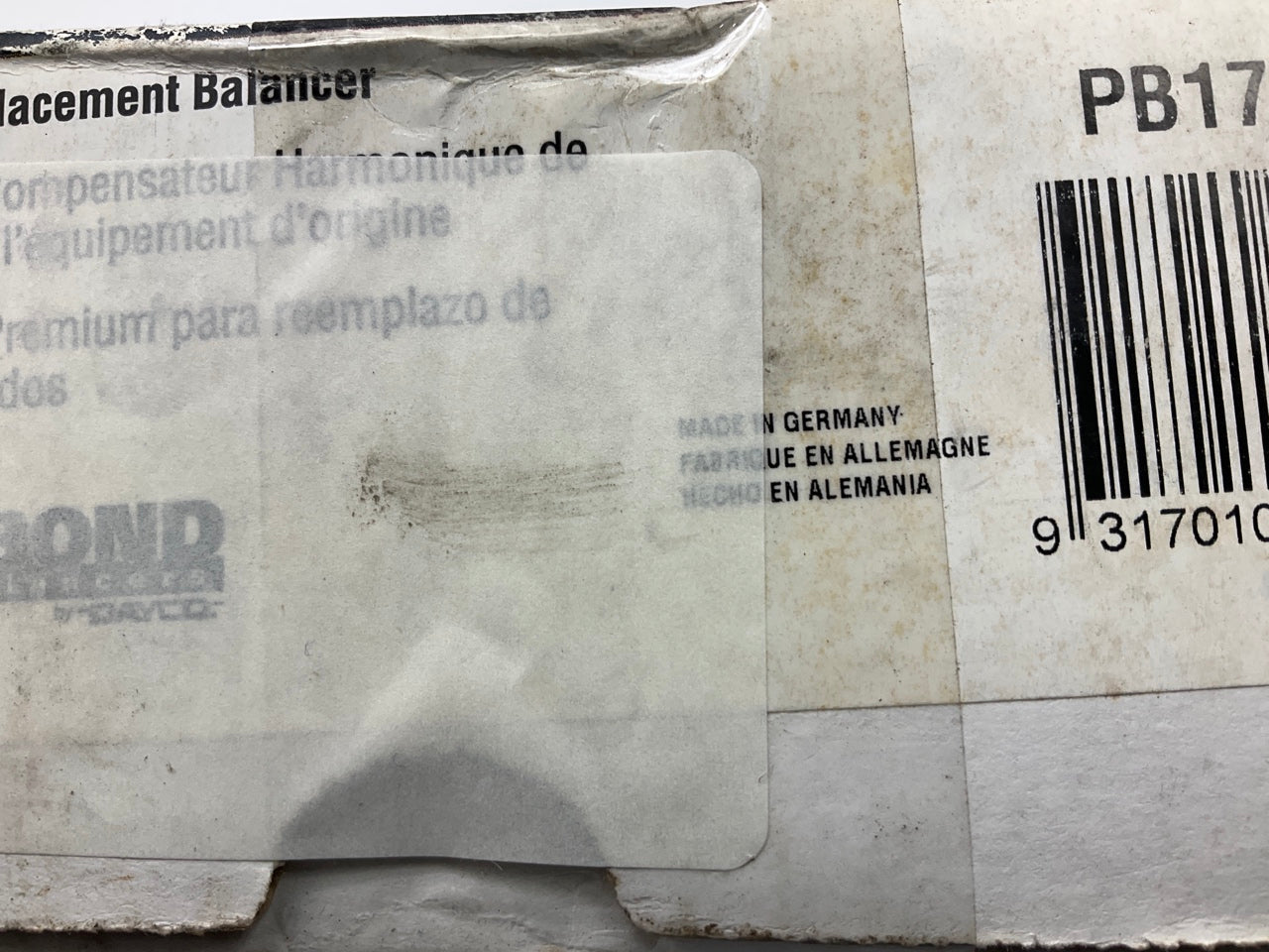 Dayco PB1742N Engine Harmonic Balancer, Made In Germany, 01-05 Passat 1.8L Turbo