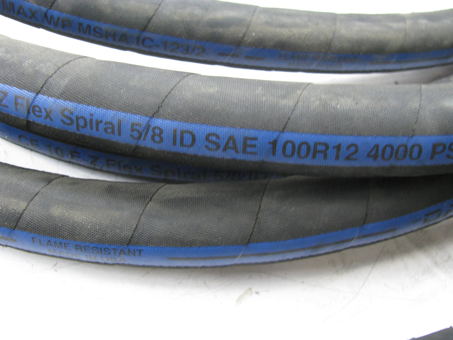 Dayco SAE 100R 12-320 High Pressure Hyradulic Hose 4000 PSI 5/8'' ID X 25' Long