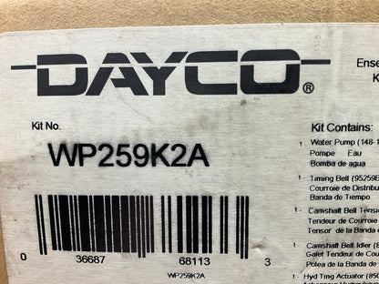 Dayco WP259K2A Engine Timing Belt Kit With Water Pump