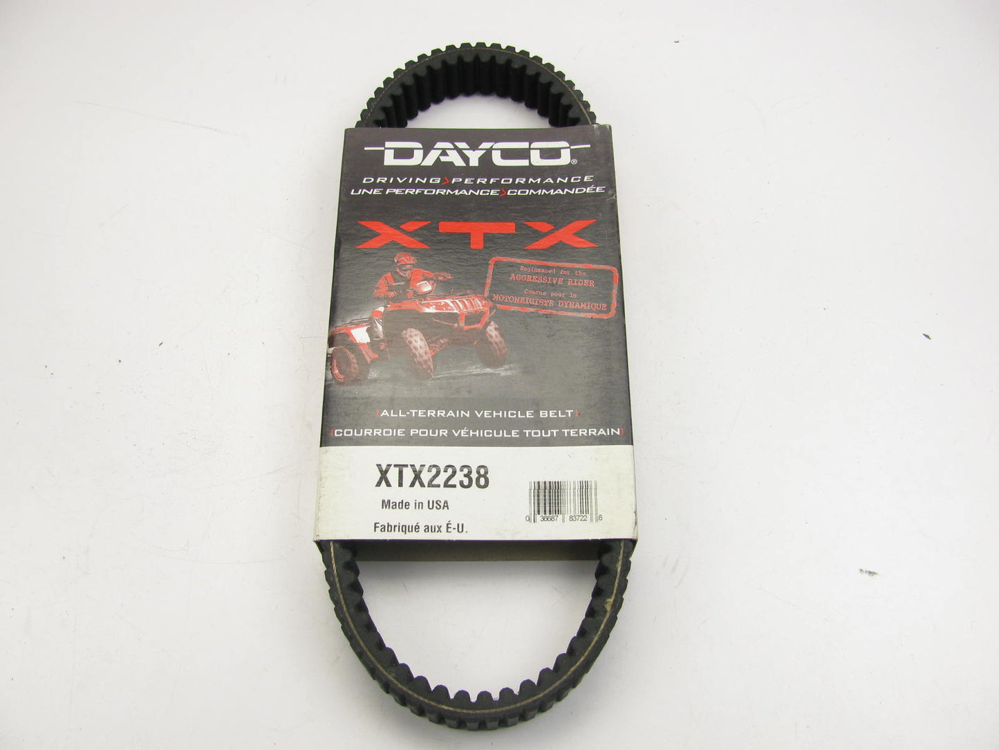 Dayco XTX2238 XTX Torque Drive Belt - 1.43'' X 36.84'' For Arctic Cat