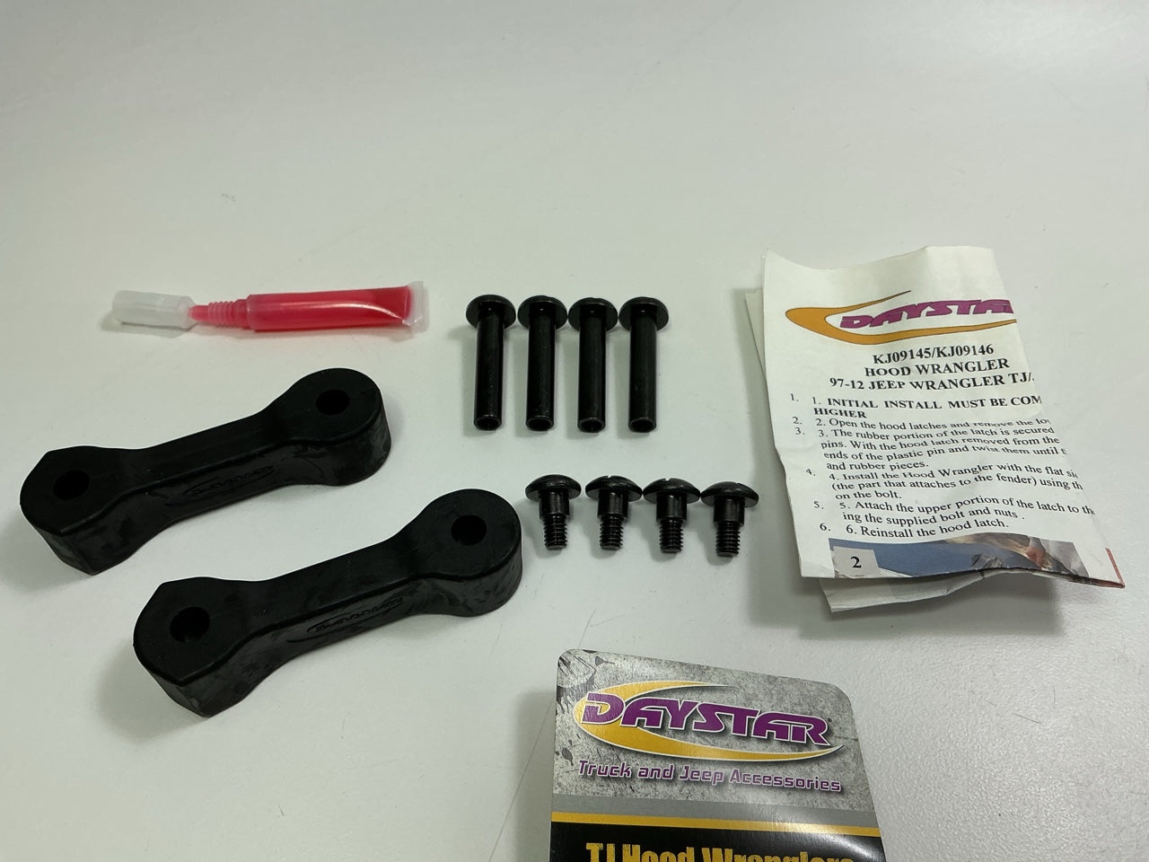 Daystar KJ09146BK Hood Latch Upgrade For 1997-2006 TJ Wrangler