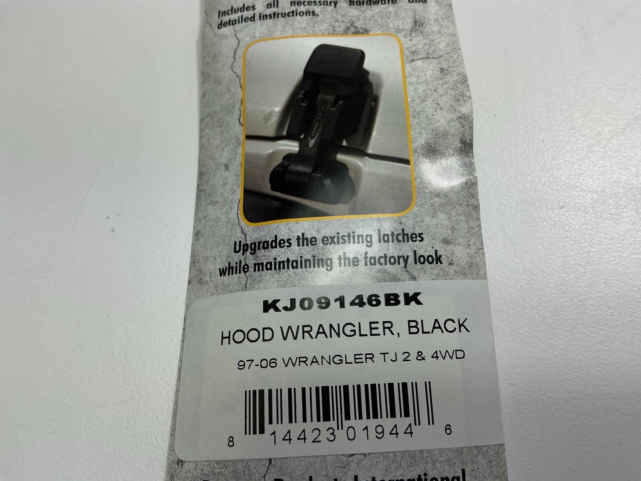 Daystar KJ09146BK Hood Latch Upgrade For 1997-2006 TJ Wrangler