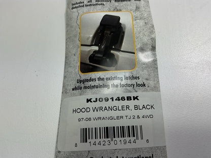 Daystar KJ09146BK Hood Latch Upgrade For 1997-2006 TJ Wrangler