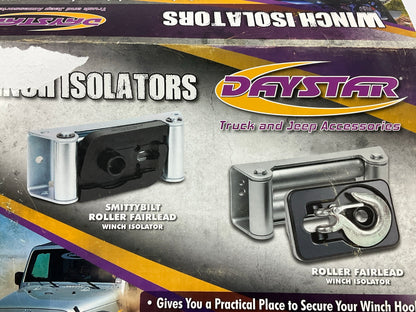 Daystar KU70039RE Winch Isolator Red W/center Detent Post