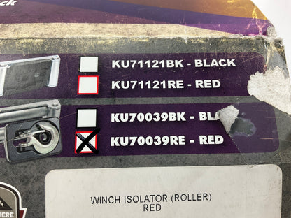 Daystar KU70039RE Winch Isolator Red W/center Detent Post
