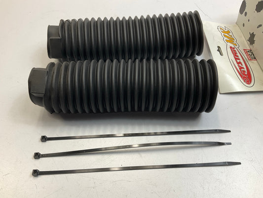 Daystar MX00381BK Motorcycle Fork Boots, Poly, Pair, 13'' Extended, 9.5'' Stroke