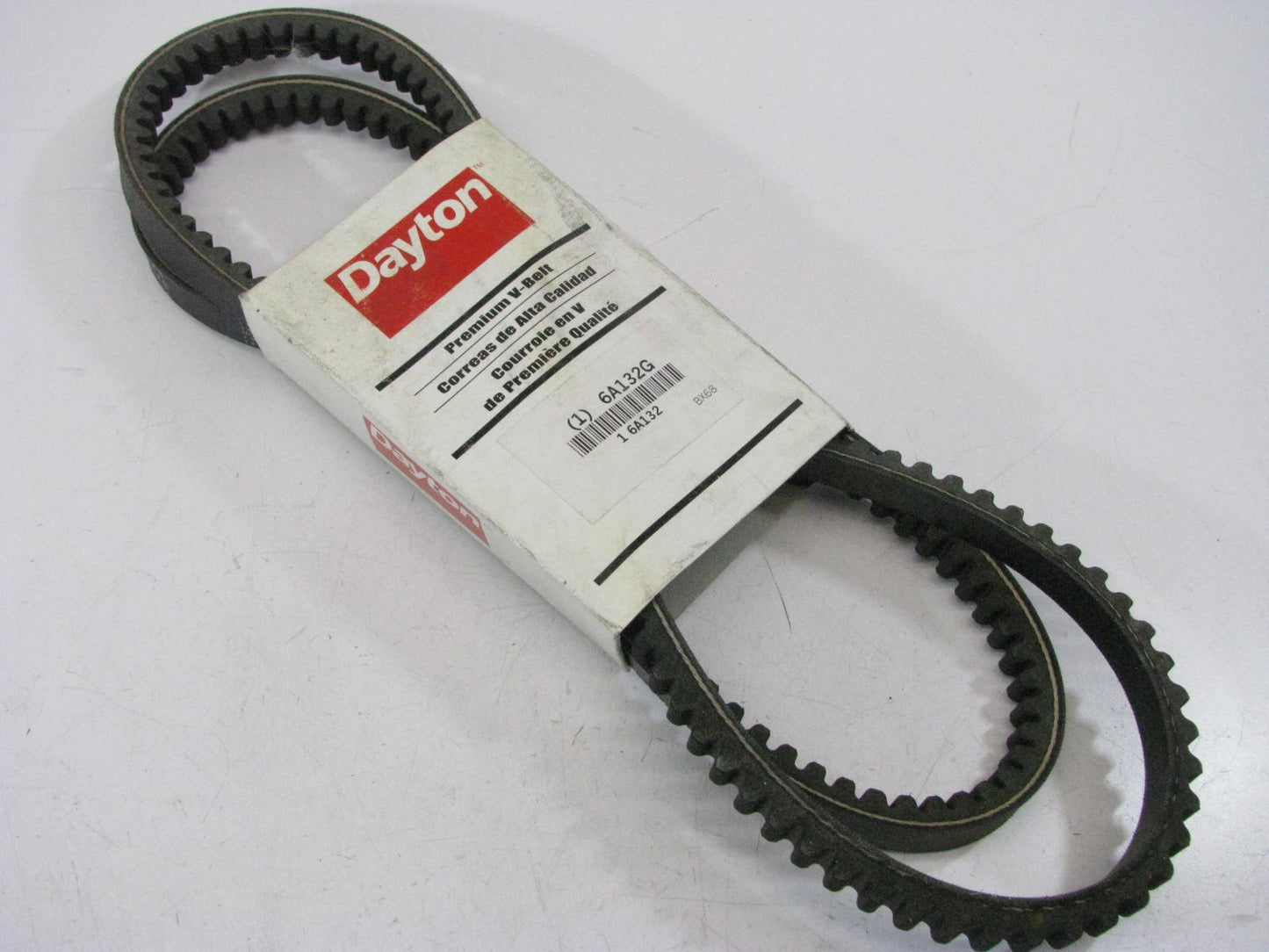 Dayton 6A132G Cogged Industrial Accessory Drive Belt - 5/8'' X 71''