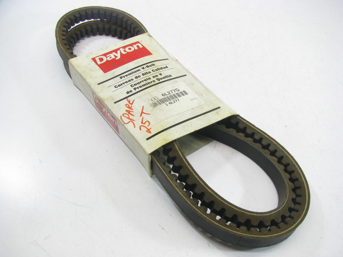 Dayton 6L277G Cogged Industrial Accessory Drive Belt - 5/8'' X 65''