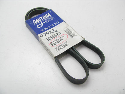 Daytona K50474 Serpentine Belt - 0.69'' X 48.00'' - 5 Ribs