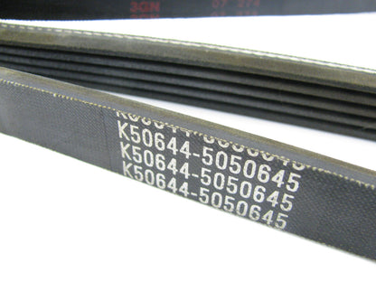 Daytona K50644 Serpentine Belt - 0.69'' X 64.57'' - 5 Ribs
