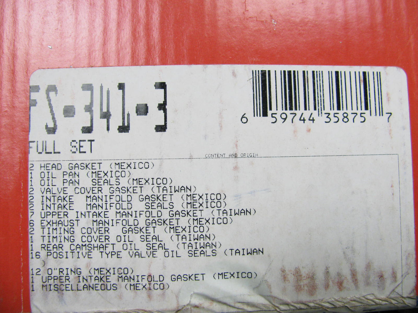 Dc Gaskets FS-341-3 Full Engine Head Gasket Set