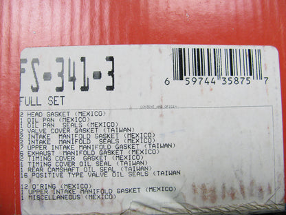 Dc Gaskets FS-341-3 Full Engine Head Gasket Set