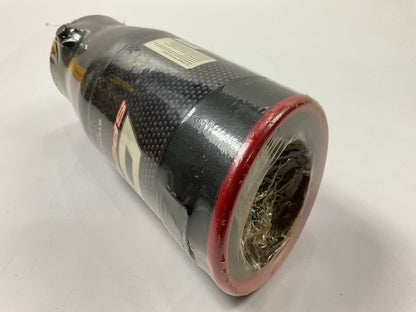 Dc Sport EX1010BR Black W/ Red Slant Cut Exhaust Tip For 1.75'' To 2.5'' Pipe