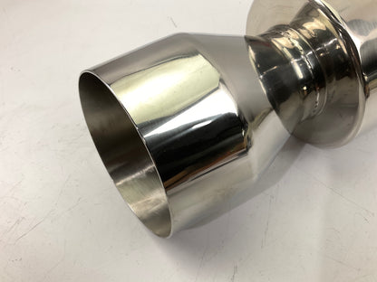 Dc Sport EX-5018 Bully Exhaust Muffler, 2'' Inlet, 4-1/4'' Outlet, 19'' Long