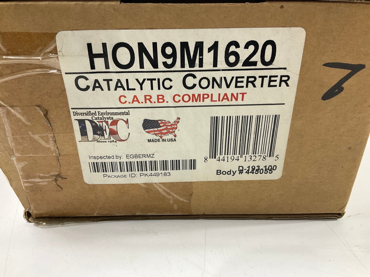 DEC HON9M1620 Catalytic Converter - CARB Compliant For 1999-2003 Honda Odyssey
