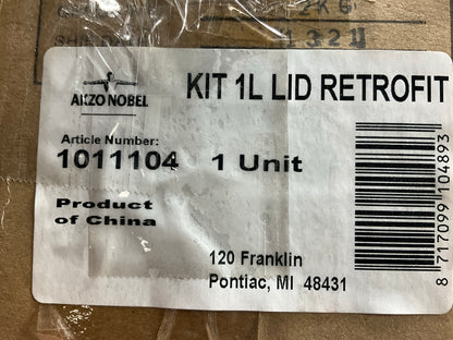 6 PACK - Dedoes SA0052 Clicseal Quart / Liter Retrofit Solvent Mix Lid Kit